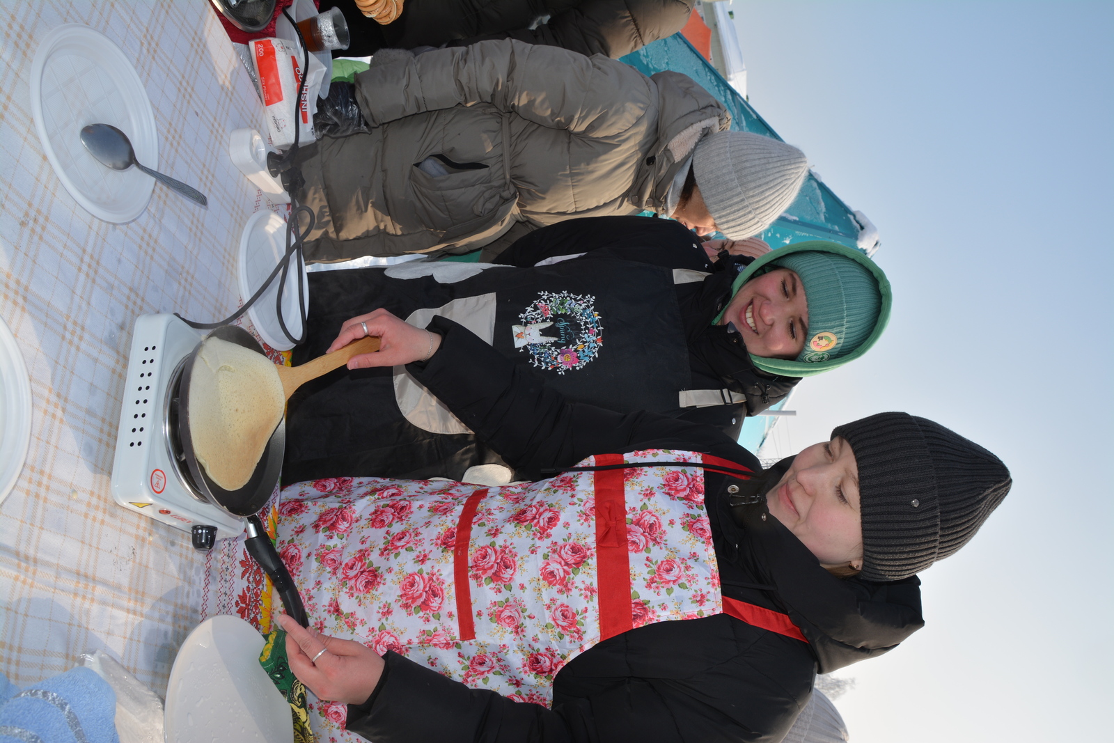 В Николо-Березовке проводили зиму и отпраздновали Масленицу