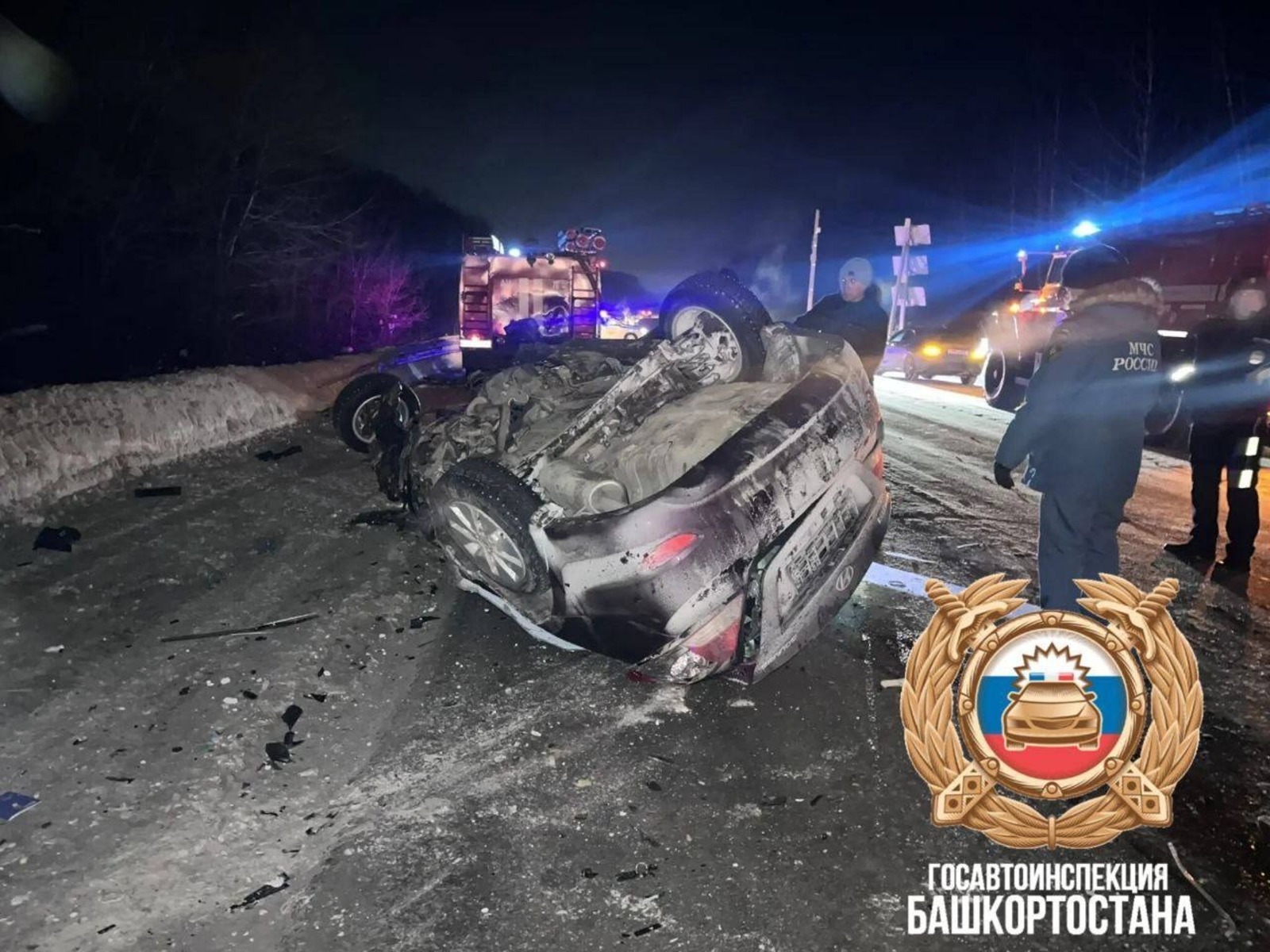 В Башкирии в ДТП погиб человек, еще трое пострадали, включая ребенка