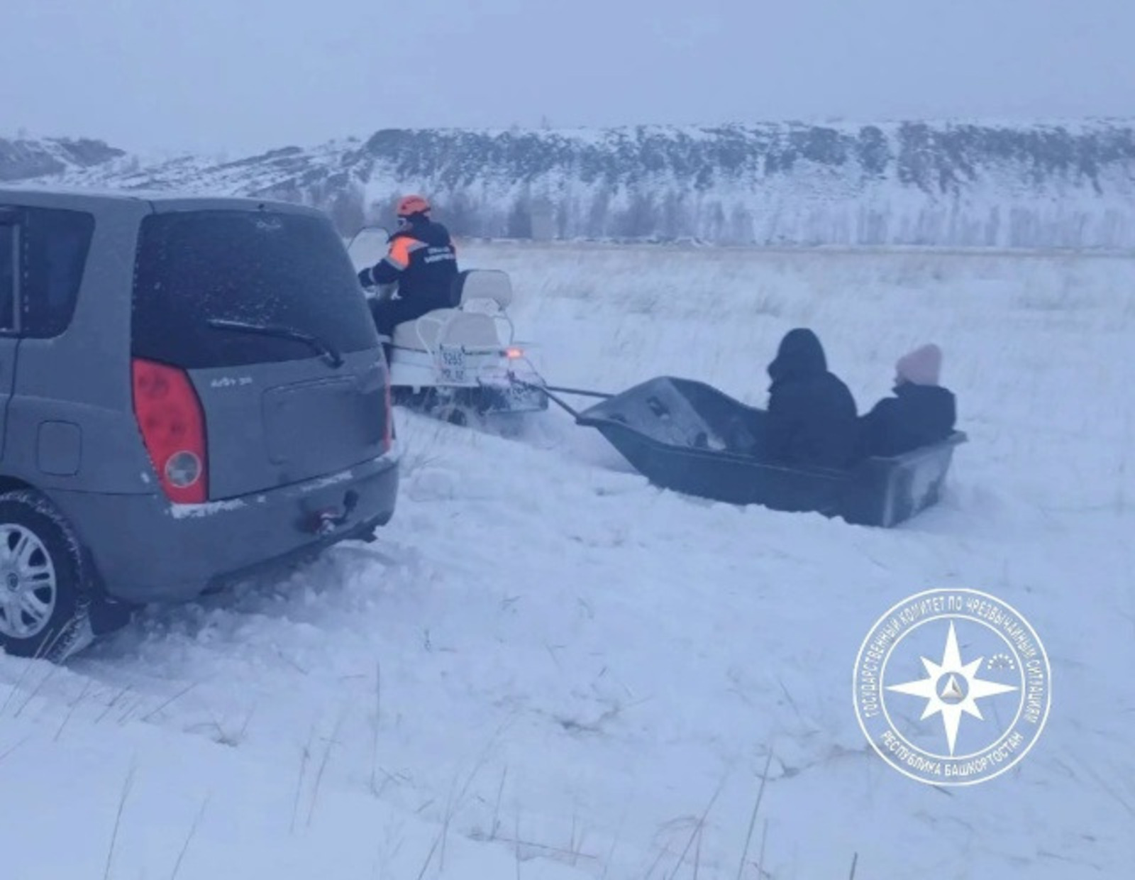 В Башкирии супружеская пара застряла по пути к лечебному роднику