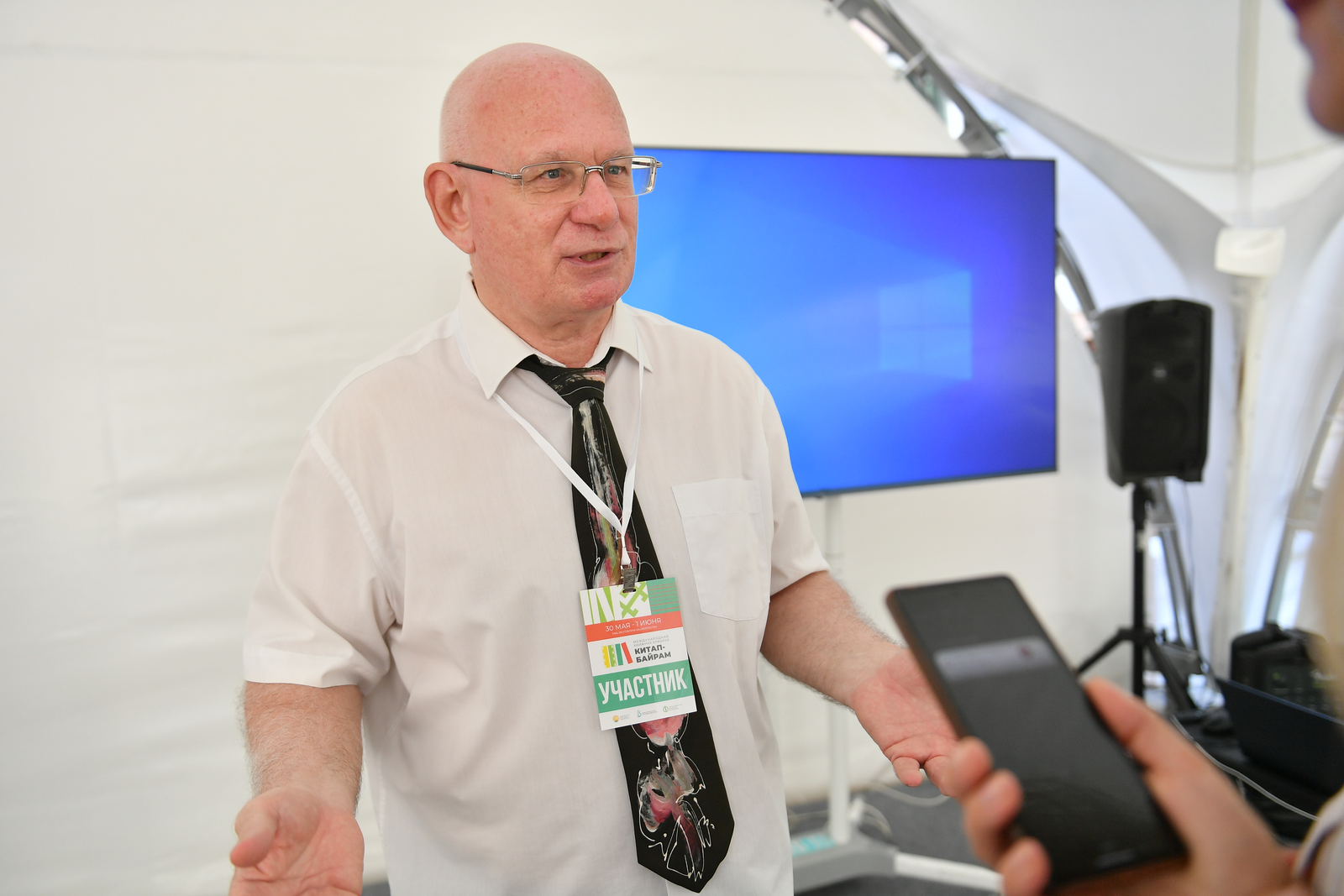 Участник книжной ярмарки «Китап-Байрам» раскрыл уфимцам тайны истории