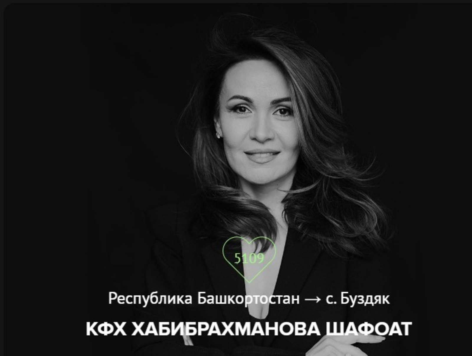 Жительница Башкирии номинирована на премию «25 легендарных фермеров» России