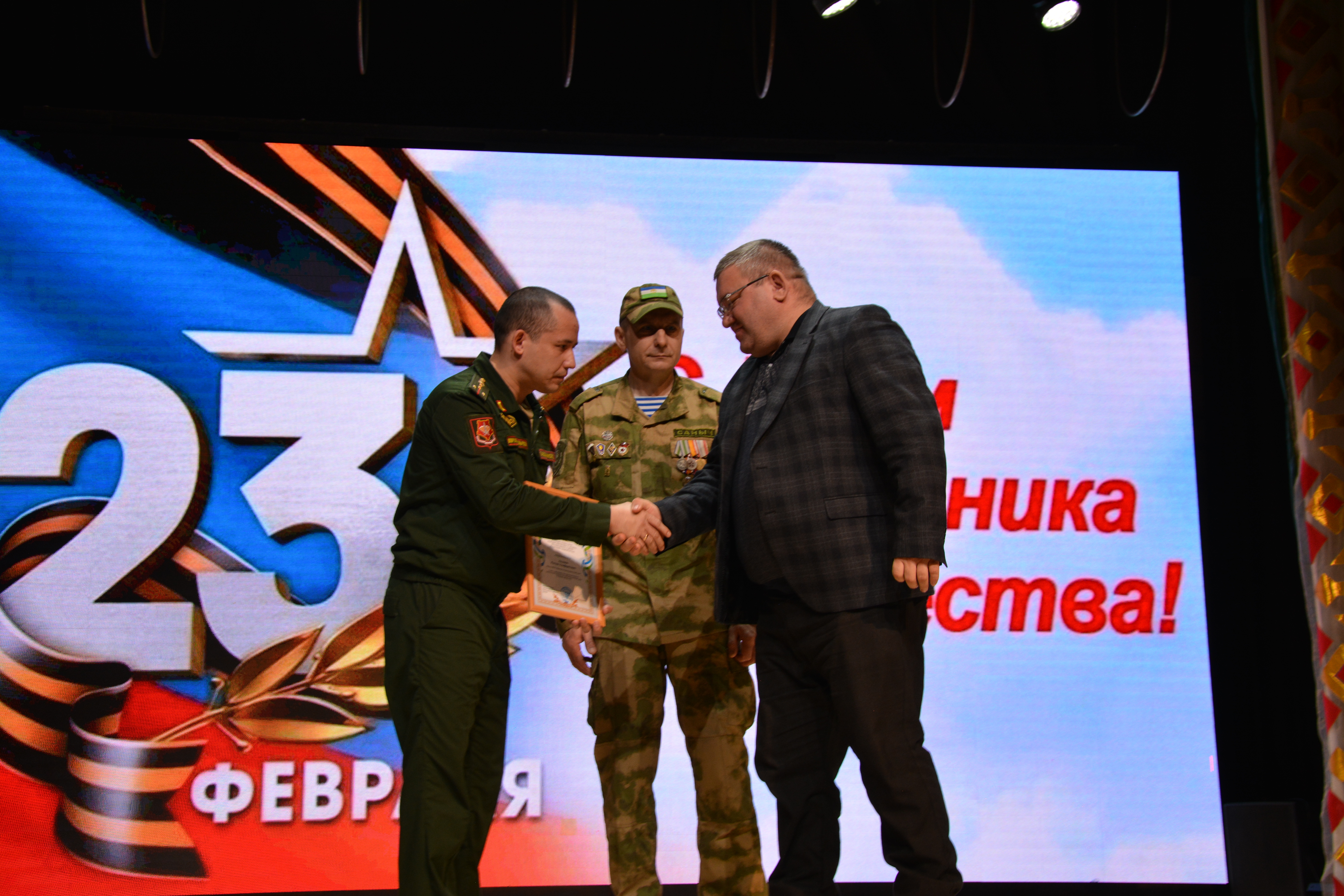 В Николо-Берёзовке дали старт Году единства и отметили День защитника Отечества