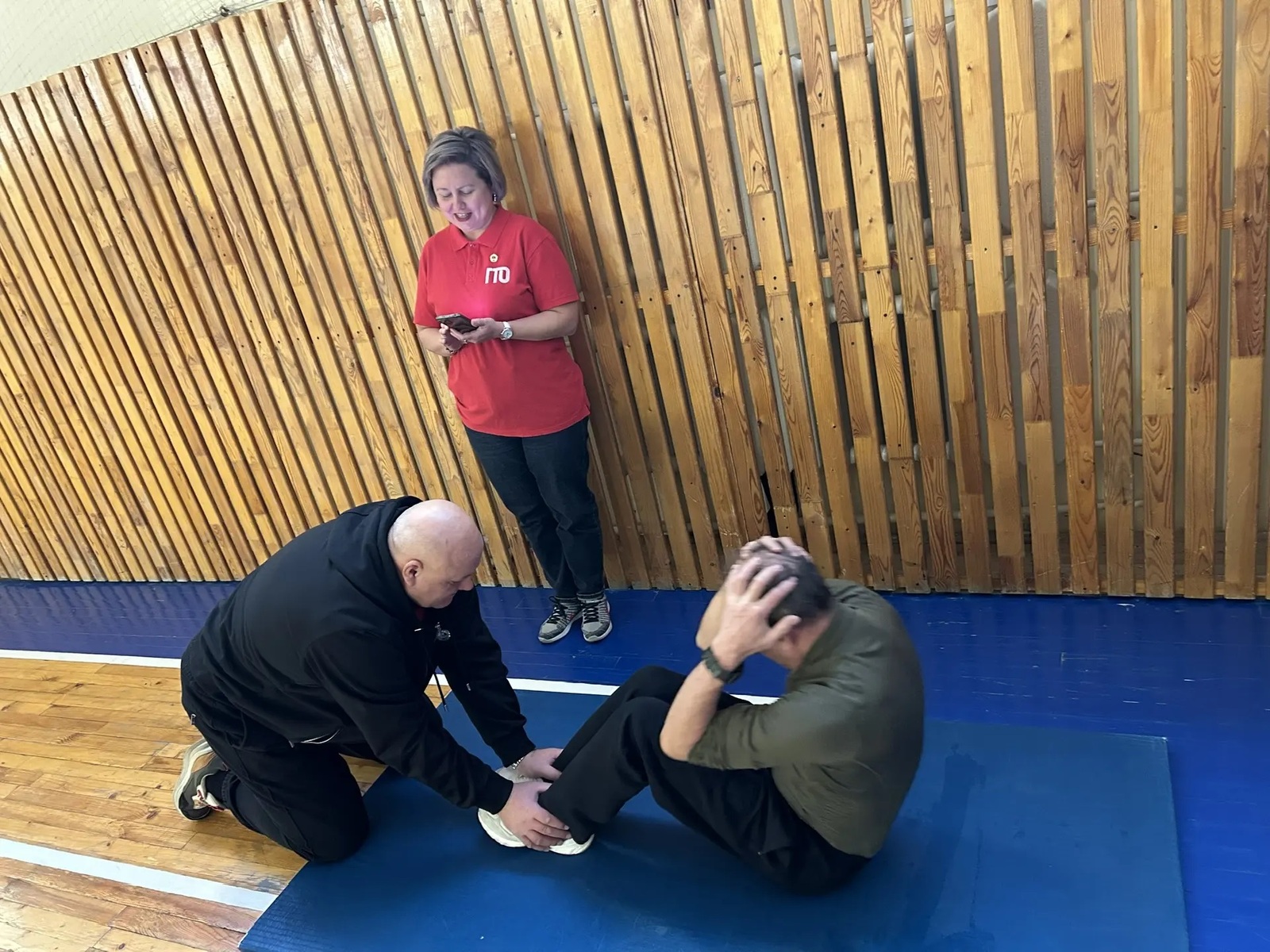 Ветеран СВО выполнил нормативы ГТО