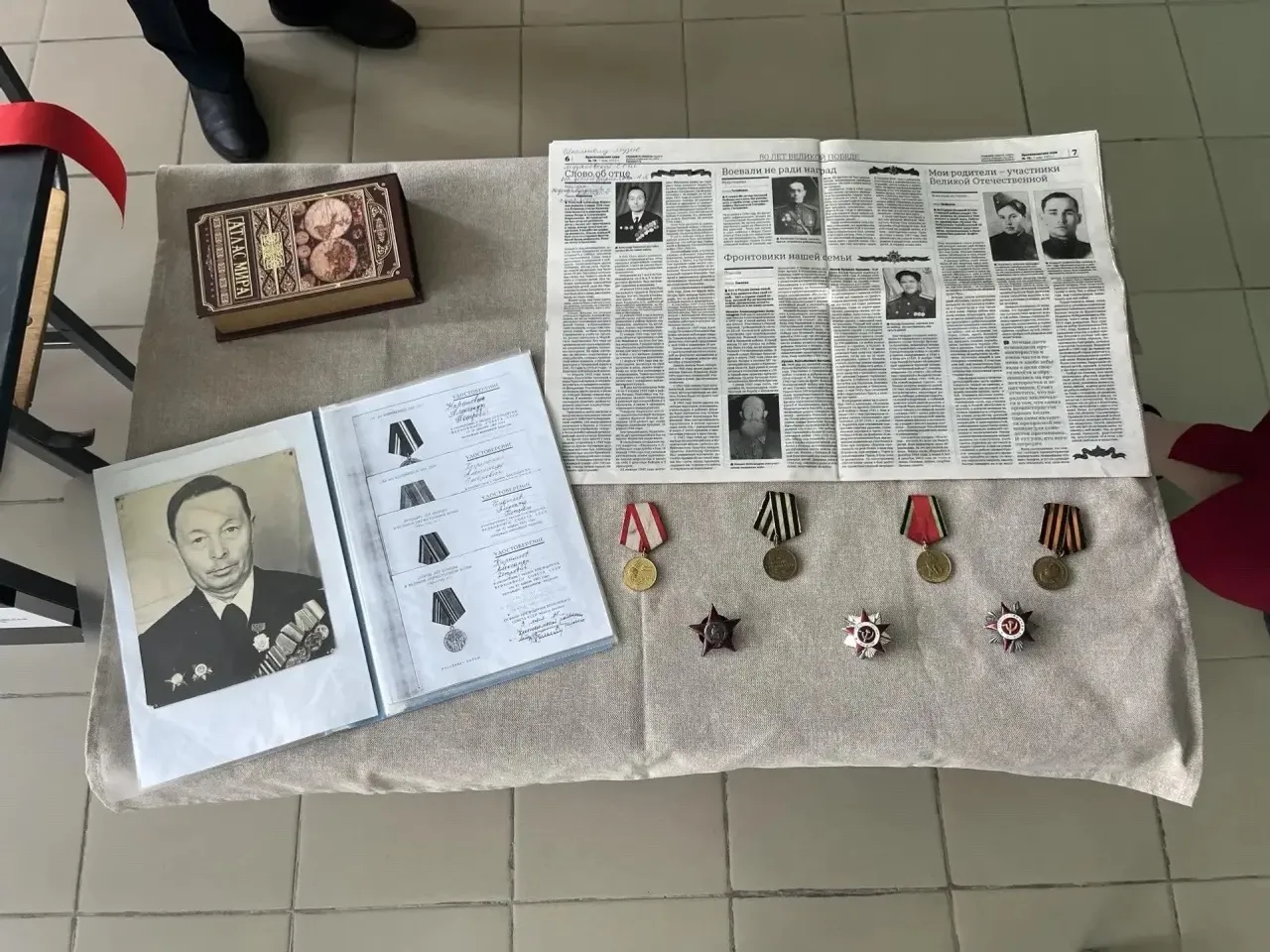 В школе села Музяк состоялось торжественное открытие Парты Героя