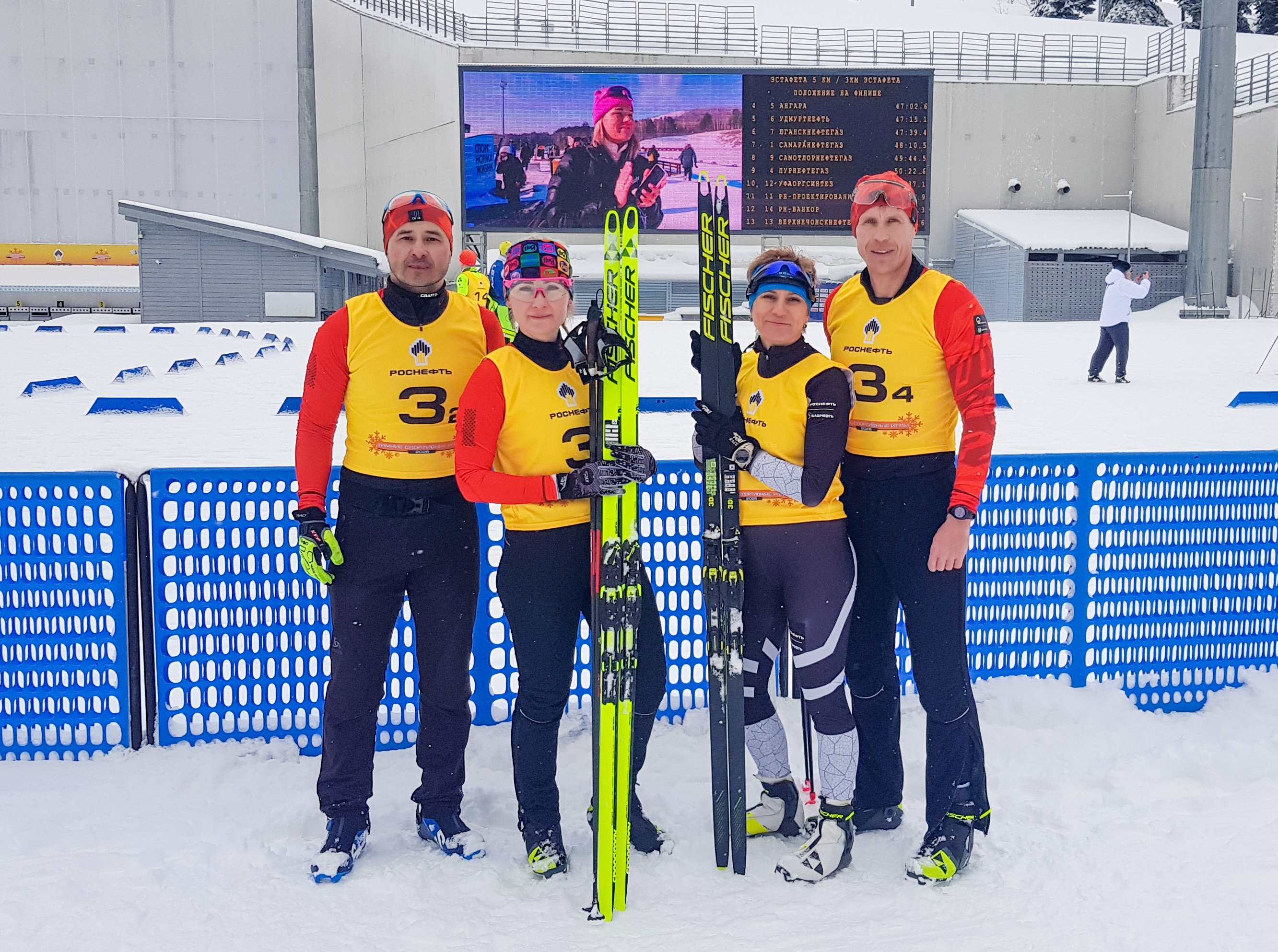 Сборная «Башнефть-Добычи» завоевала бронзу XIV зимних спортивных игр «Роснефти»