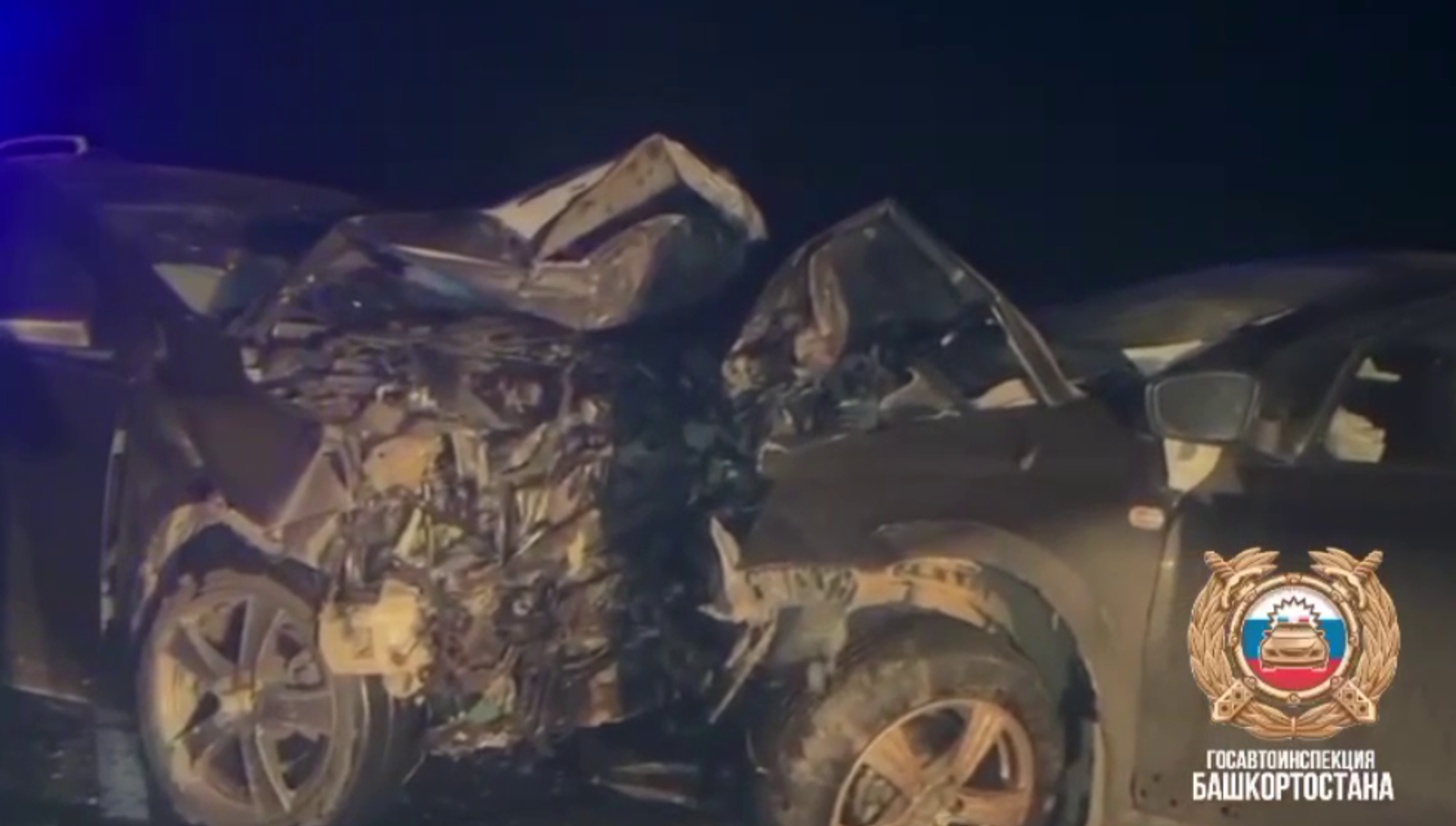 В Башкирии в результате лобового столкновения погиб 40-летний водитель