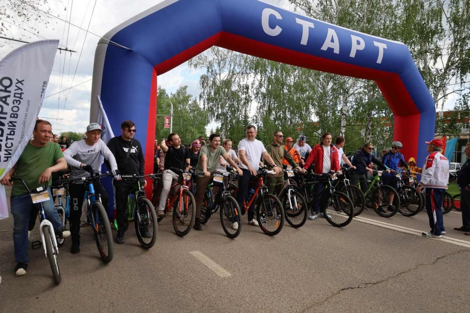 В Башкирии прошел День 1000 велосипедистов