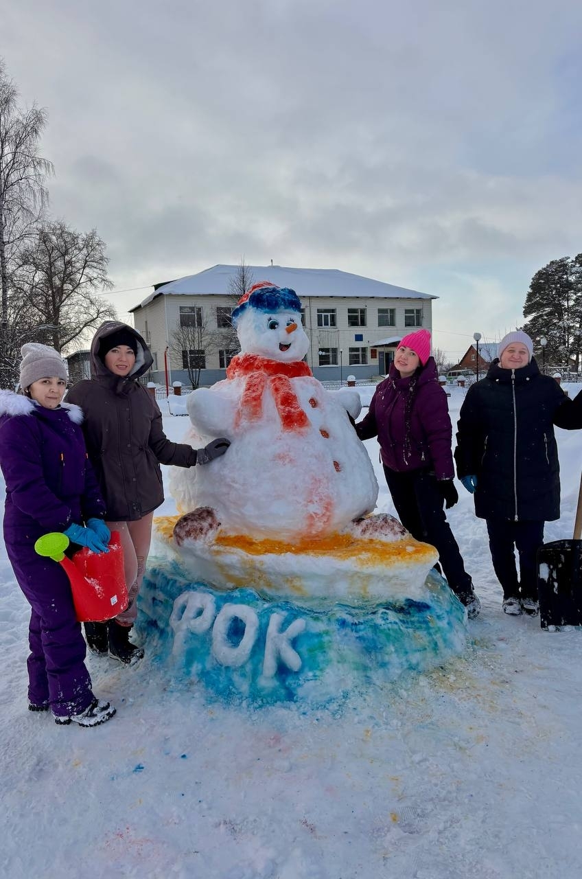 В Николо-Берёзовке подвели итоги конкурсов новогодних городков и снежных фигур