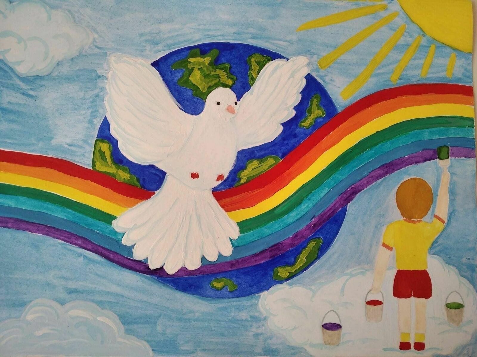 Конкурс рисунков "Мир красками добра"