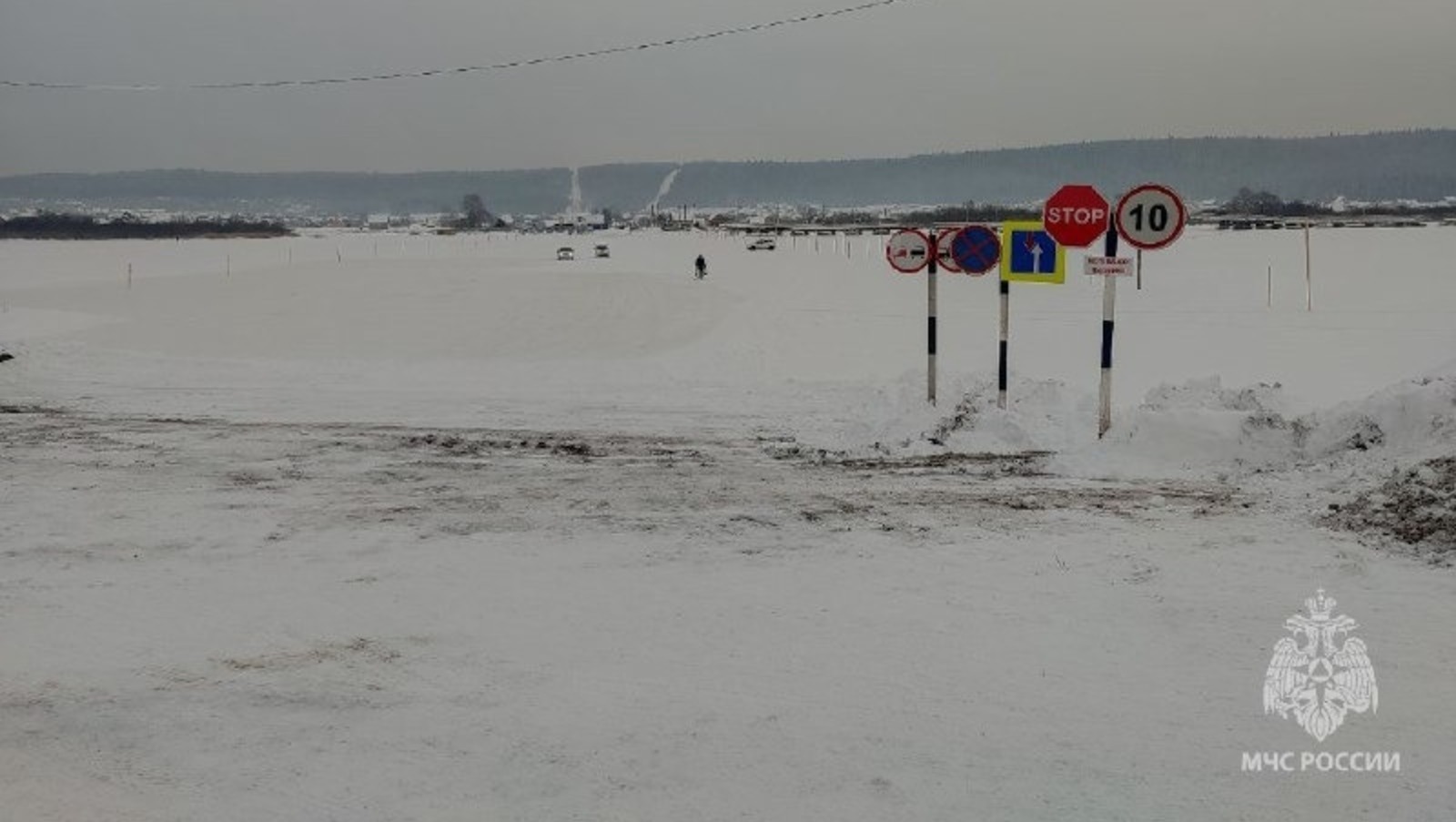 В Башкирии закрыли одну ледовую переправу