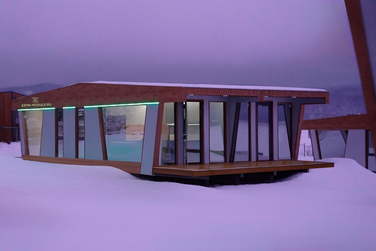 Семья в Башкирии выпускает уникальные модульные дома