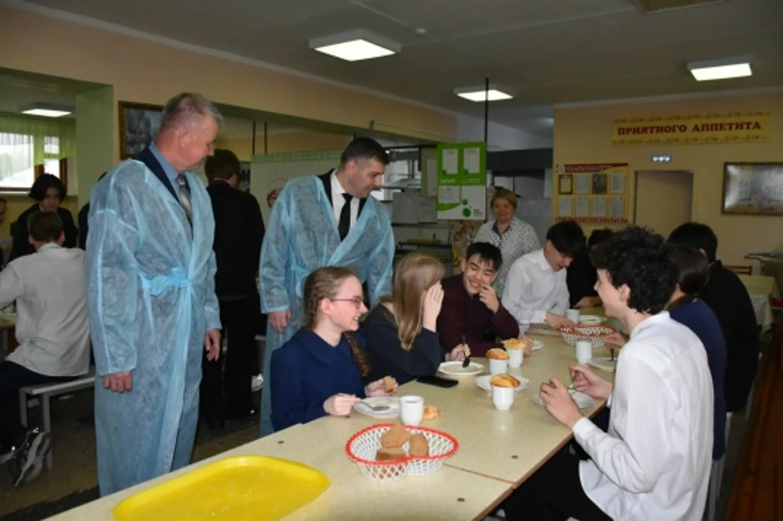 В Николо-Березовской школе проверили качество горячего питания