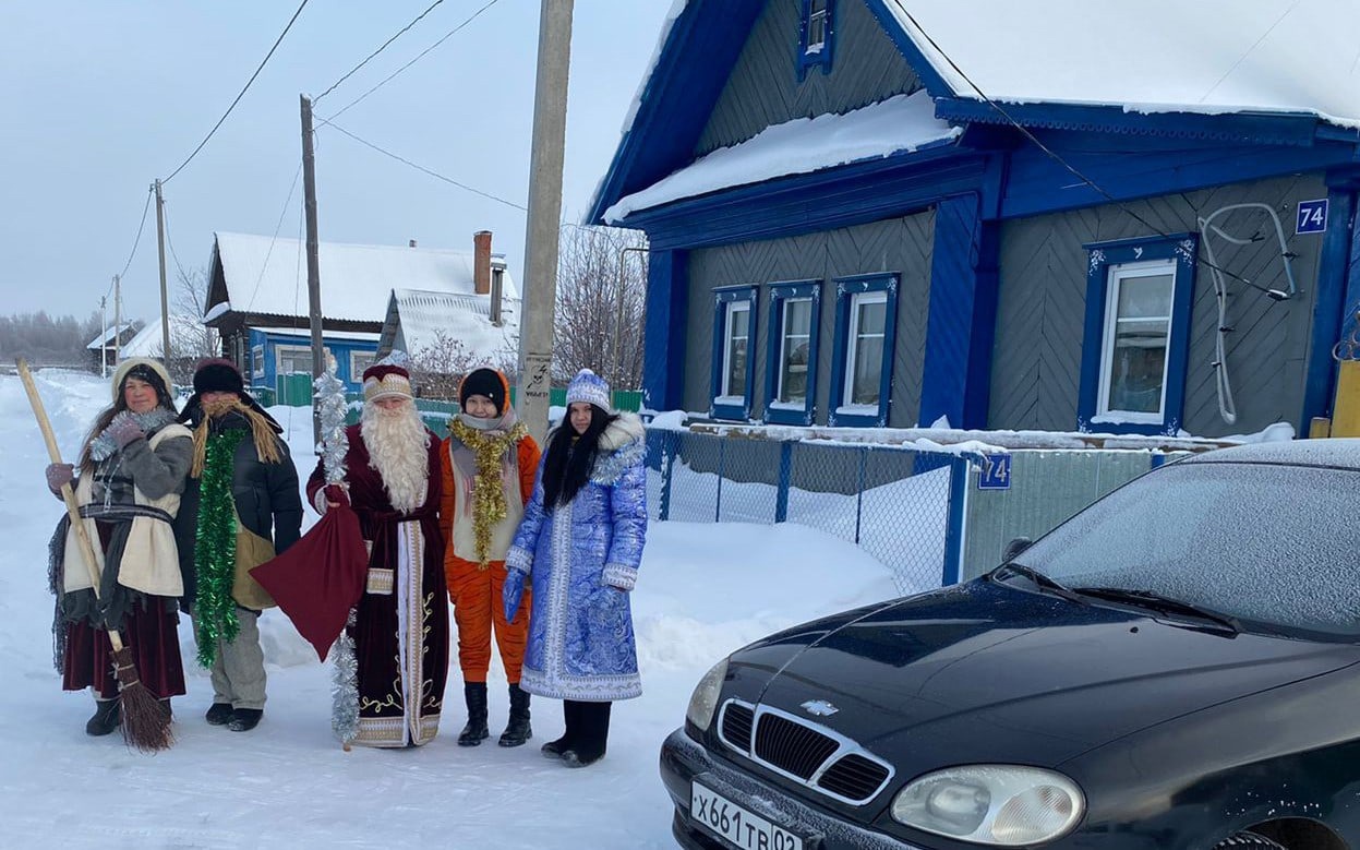Как празднуют Новый год в Арлане и Новоуразаево