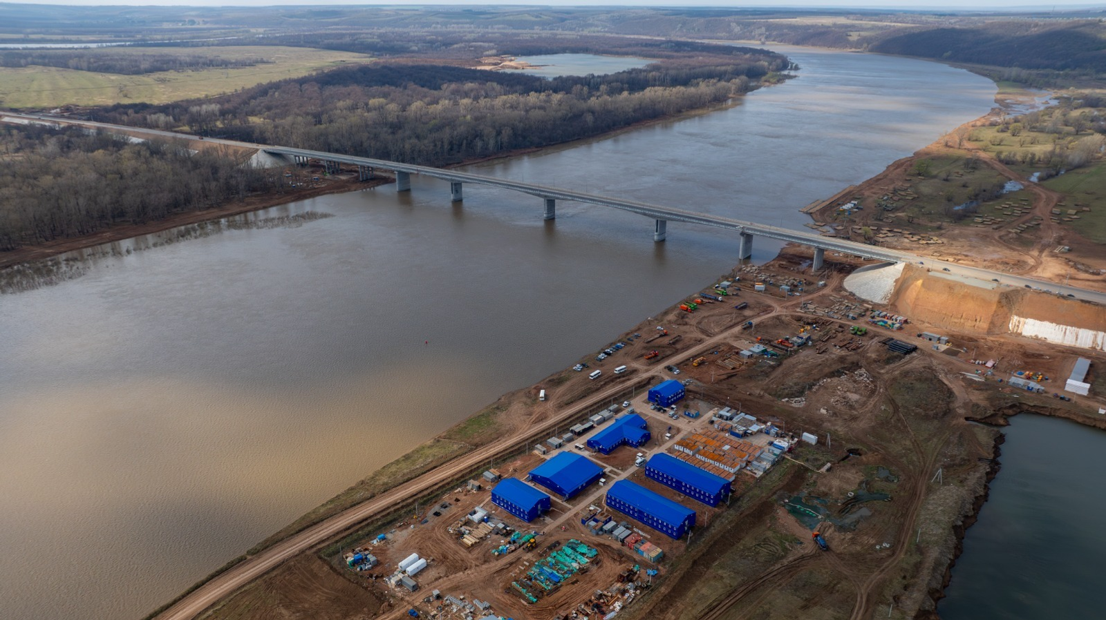 В Башкирии завершилось строительство моста через Белую