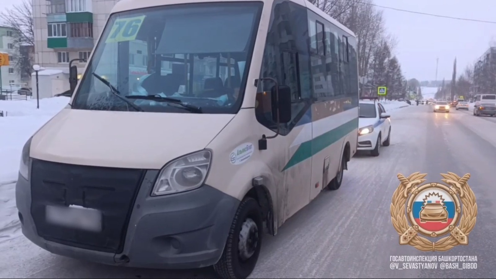 В Башкирии задержали водителя маршрутки без прав