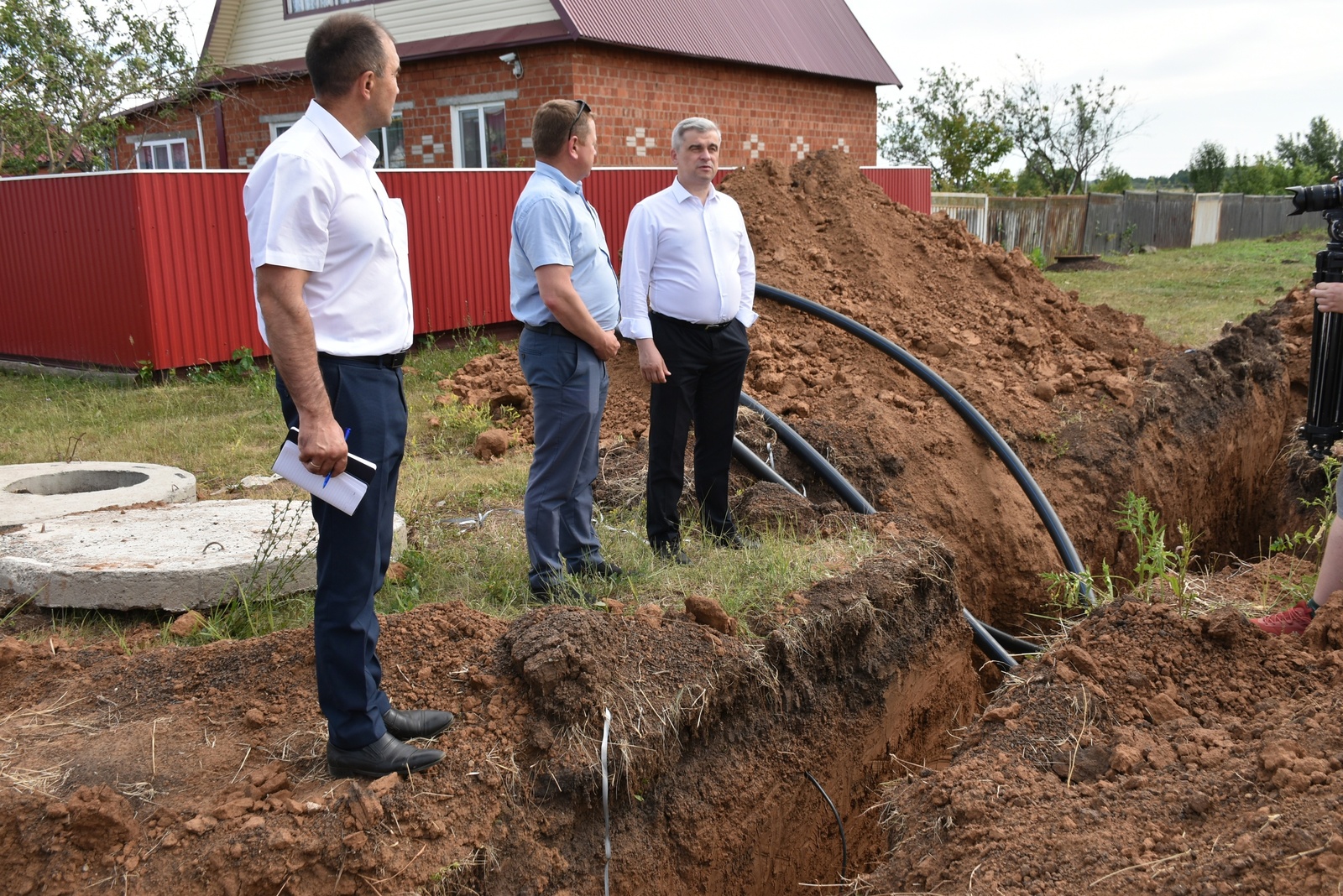 В селе Новонагаево идет строительство водопровода