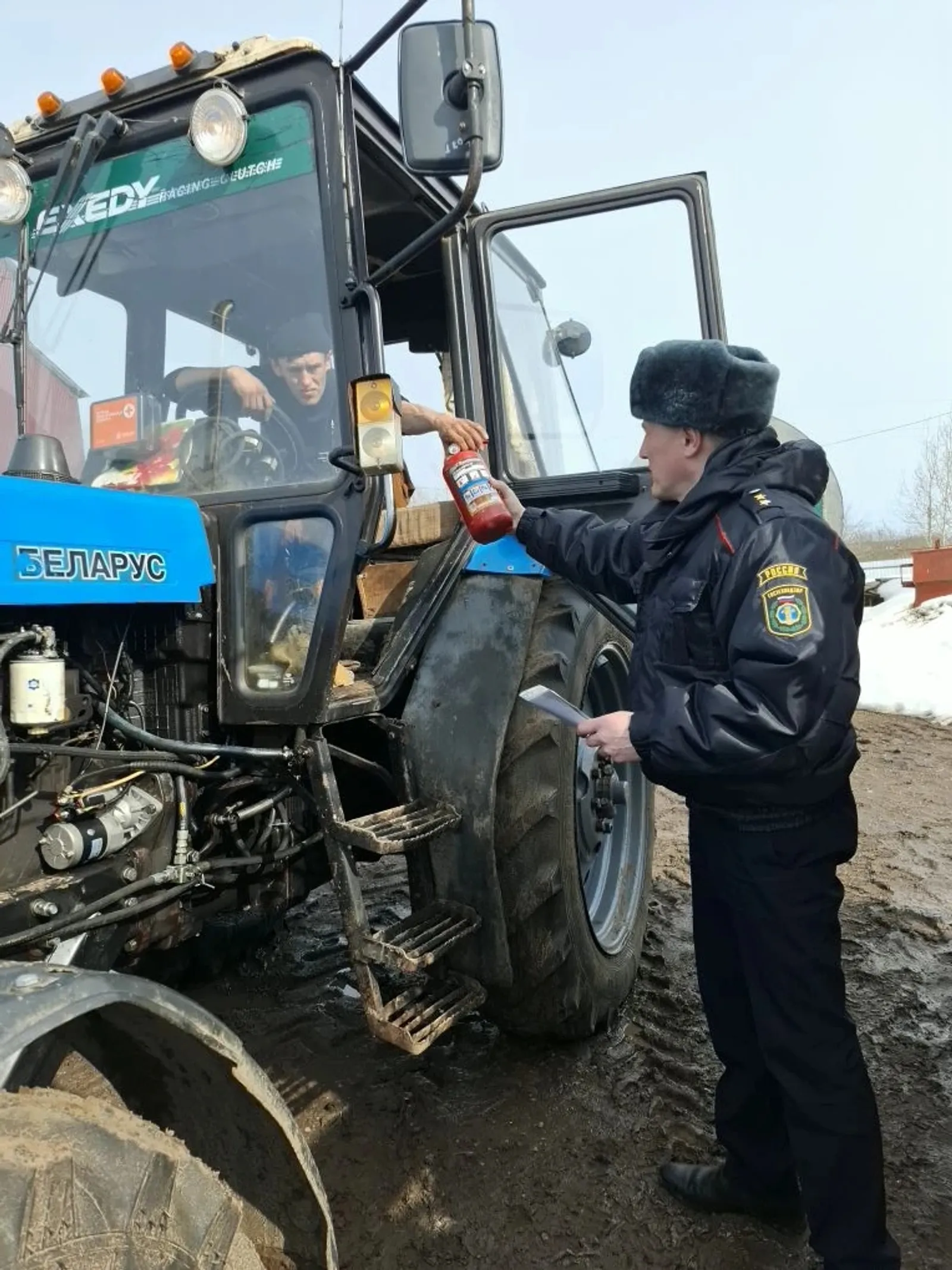 В Краснокамском районе продолжается техосмотр техники